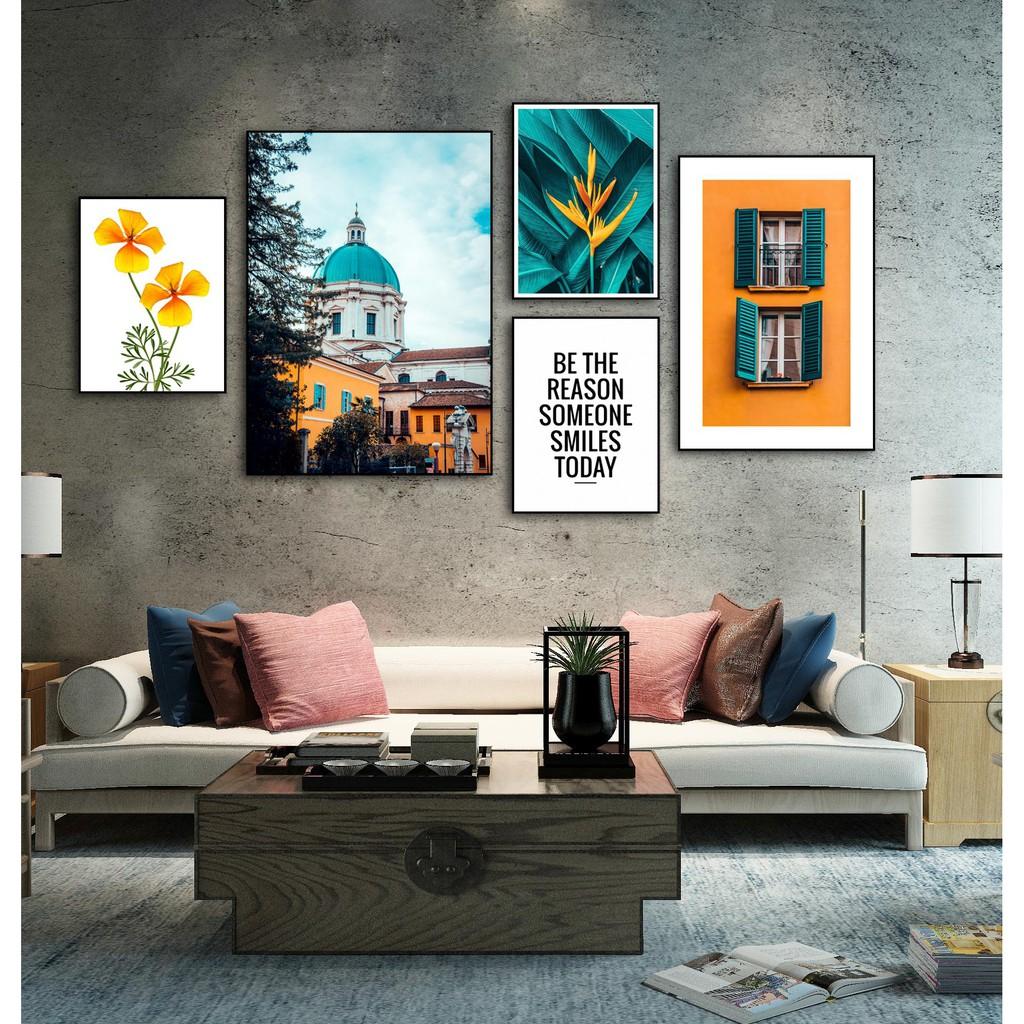 Bộ 6 Bức Tranh Treo Tường Canvas Hà Nội Xưa