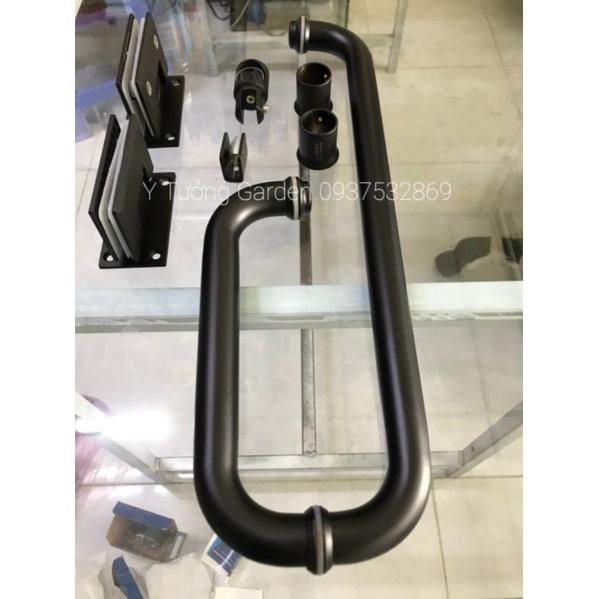 Bản lề phòng tắm kính tường 90 độ màu đen