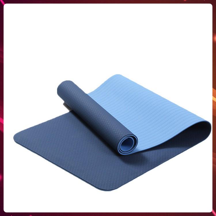 Thảm tập Yoga DOBETTERS, thảm tập gym hai lớp – chống trượt cao cấp