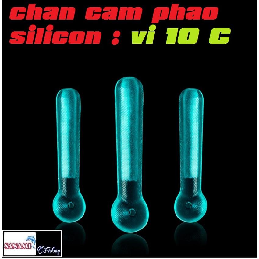 Vỉ 10 Chân Cắm Phao Câu Cá Silicon Bạo Lực Trong Suốt Chuyên Dụng Câu Đài Câu Đơn Cao Cấp SPK-21