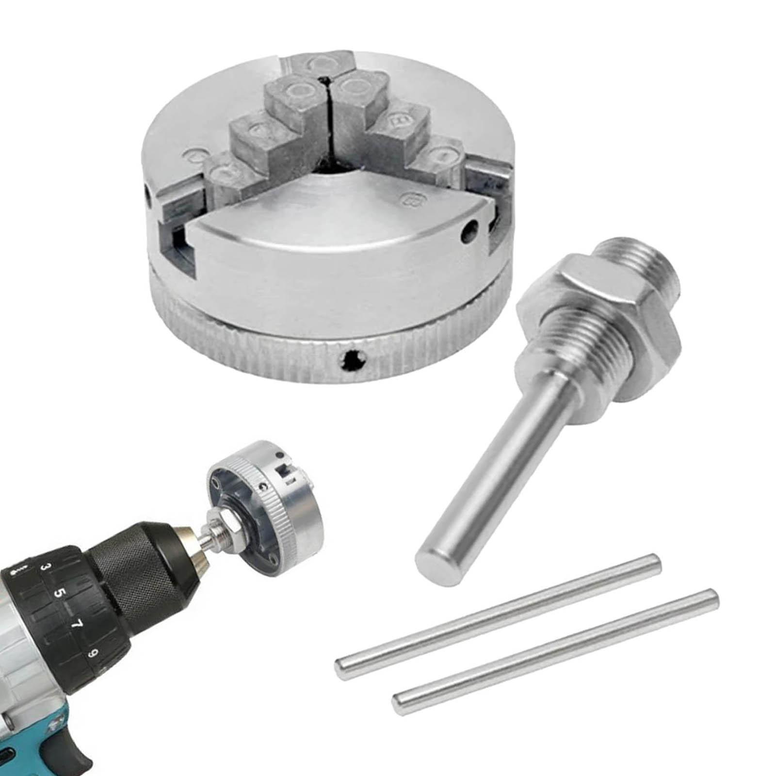 3 Jaws Chuck Portable Electric Drill Chuck Compact for Milling Machine