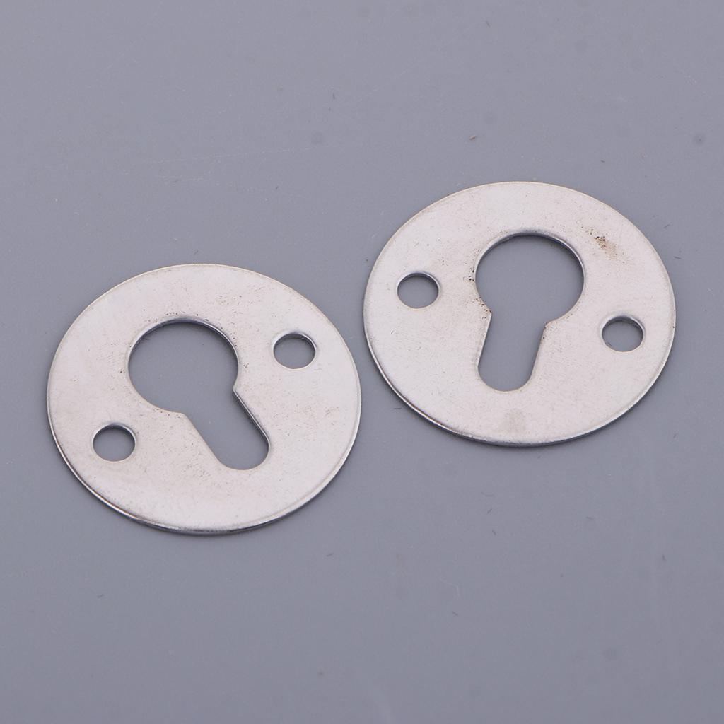 100Pcs Round Keyhole Hangers Fasteners Hanging Hardware for Picture Frame 23mm