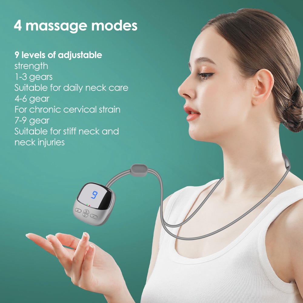 Máy Massage Vật Lý Vai Và Cổ Xung Điện LP-A7 Electric Neck Massager Smart TENS+EMS Portable