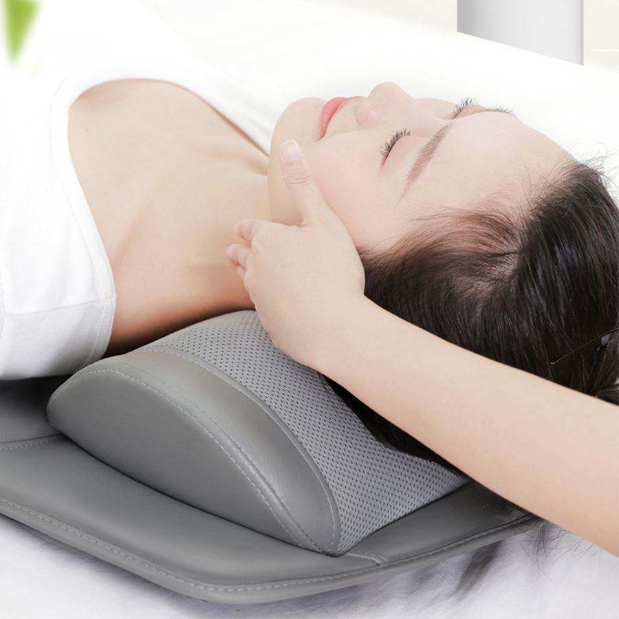 Đệm Massage SK008 Toàn Thân Cao Cấp, Nệm Mát Xa Sử Dụng Công Nghệ Mới Massage Túi Khí - Máy Massage Toàn Thân Màu Đen