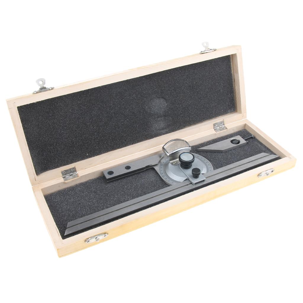 360 Thép Không Gỉ Vát Protractor Góc Tìm Thước Độ Chính Xác Đo