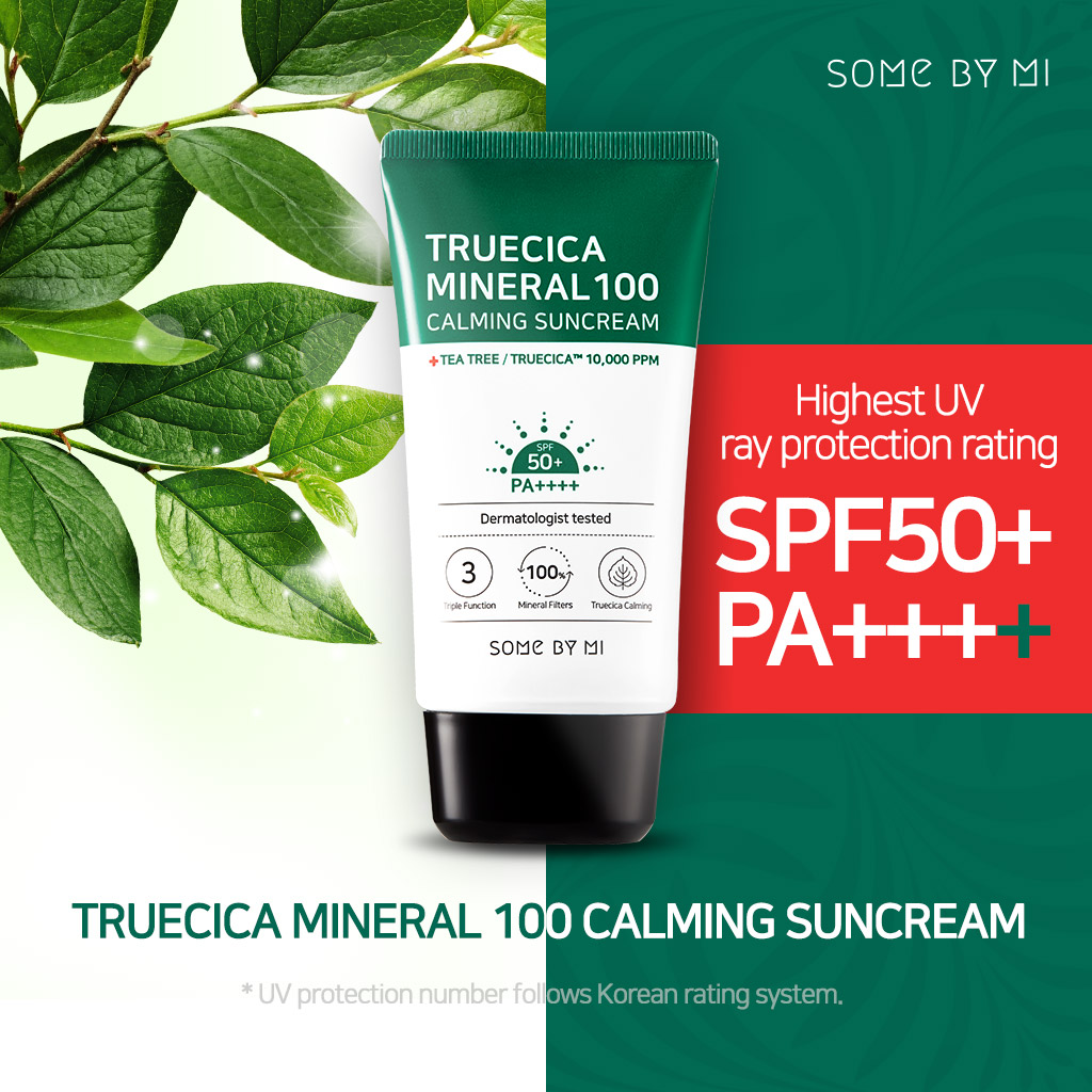 Kem Chống Nắng Some By Mi Trucica Mineral 100 Calming Suncream SPF50+/PA+++ 50ml