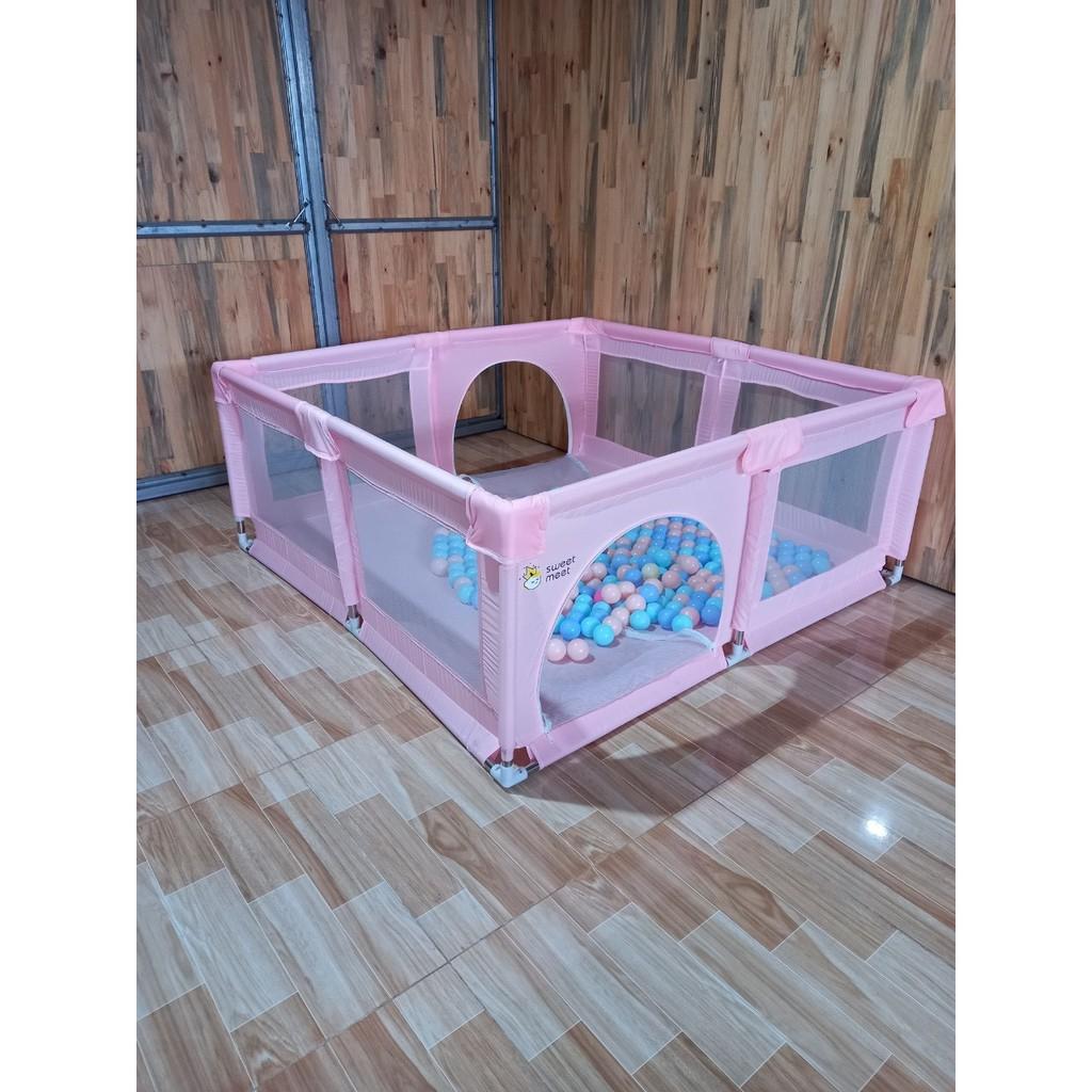 QUÂY BÓNG CAO CẤP THƯƠNG HIỆU DORON AN TOÀN CHO BÉ KT 1.5*1.5M