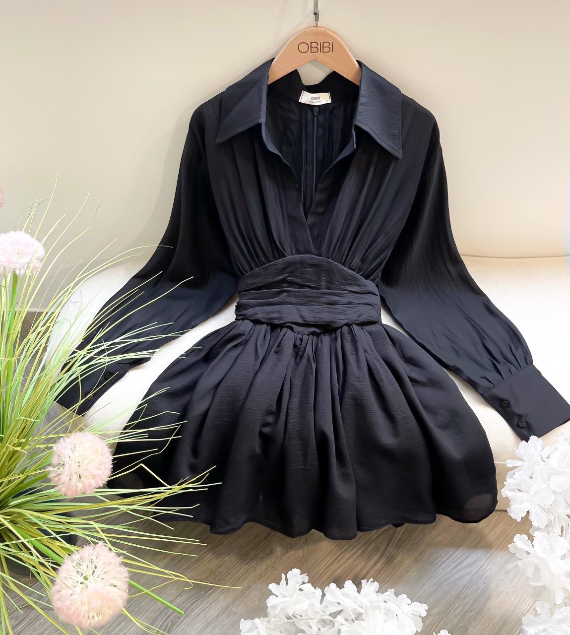 SET ĐI CHƠI, SET 2 MÓN ÁO SƠ MI TAY DÀI PHỐI CHÂN VÁY NGẮN XÒE CỰC XINH