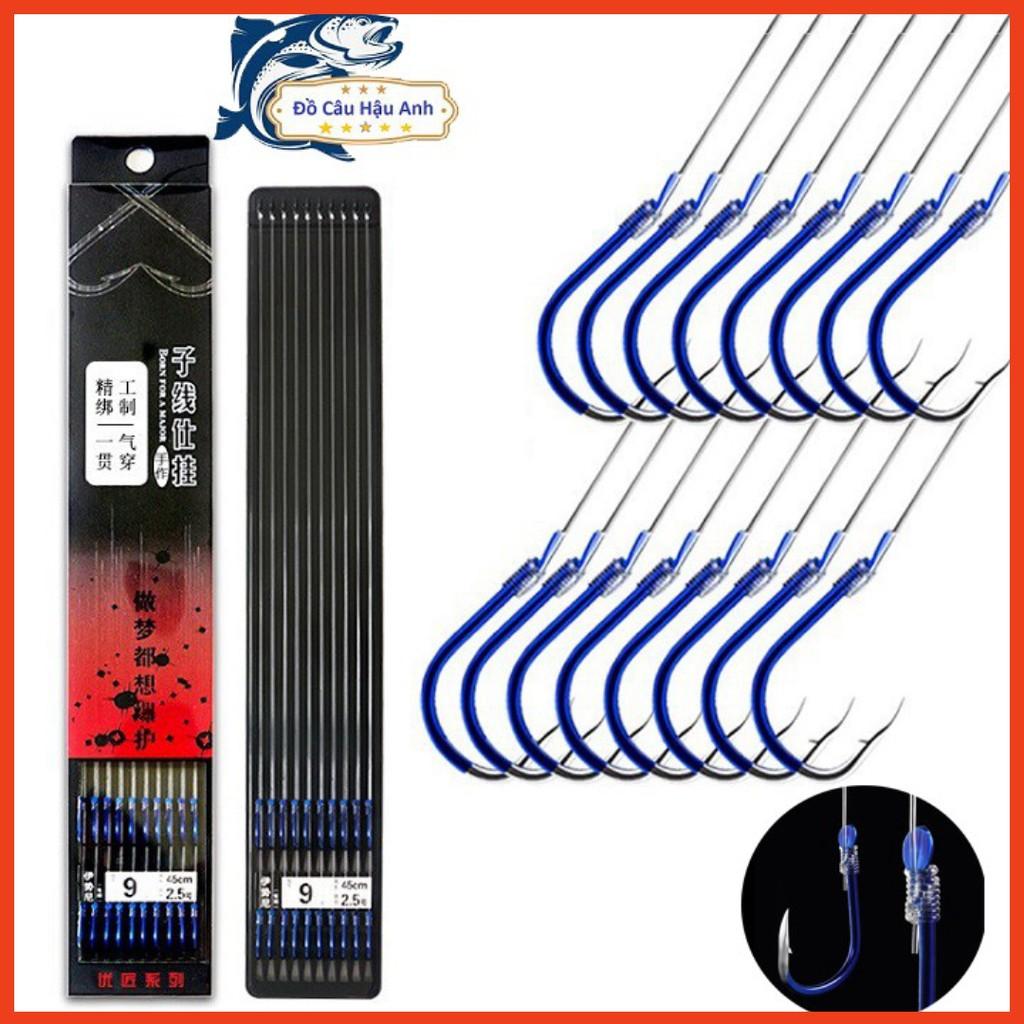 Lưỡi câu đôi buộc sẵn chuyên câu đài, lưỡi câu cá siêu bén LC2-B
