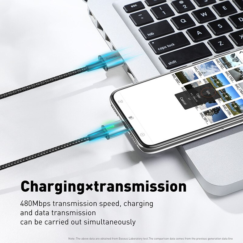 Bộ cáp từ 3 đầu Baseus Zinc Magnetic Series 2 Cable Kit (Lightning/ Type C/ Micro Magnetic Connetor + USB Cable) - Hàng chính hãng