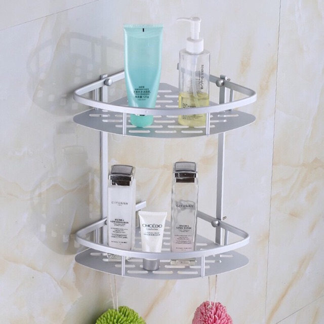 Kệ Góc 2 Tầng Nhà Tắm Hợp Kim Nhôm Cao Cấp - Hàng Loại 1 - Chính Hãng