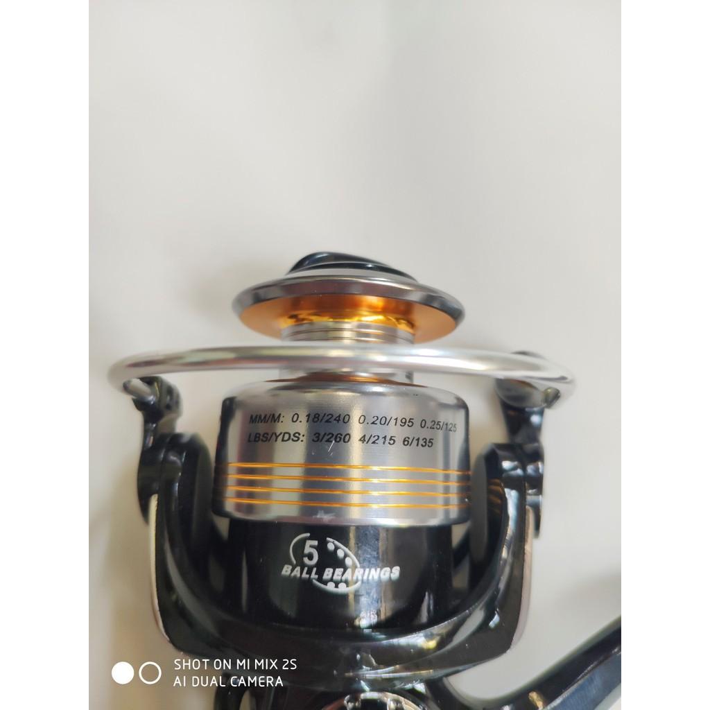 Máy câu cá kim loại expert 1000-6000