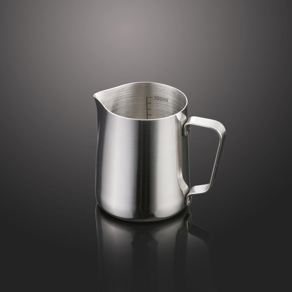 350ml+600ml MILK JUG&FROTHING SET Frother Espresso Coffee Stainless Steel