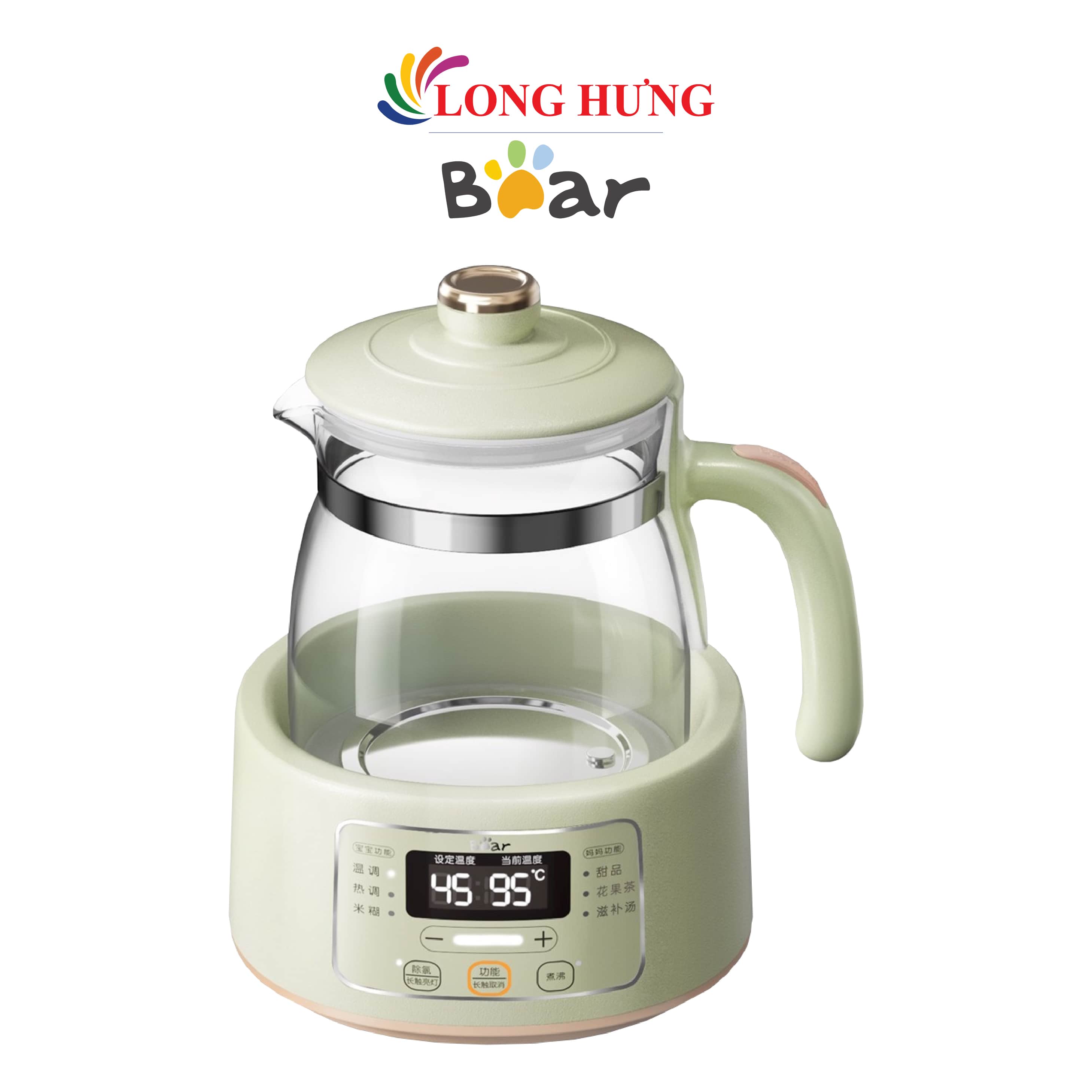 Bình đun siêu tốc và hâm nước Bear TNQ-D12W7 - Hàng chính hãng