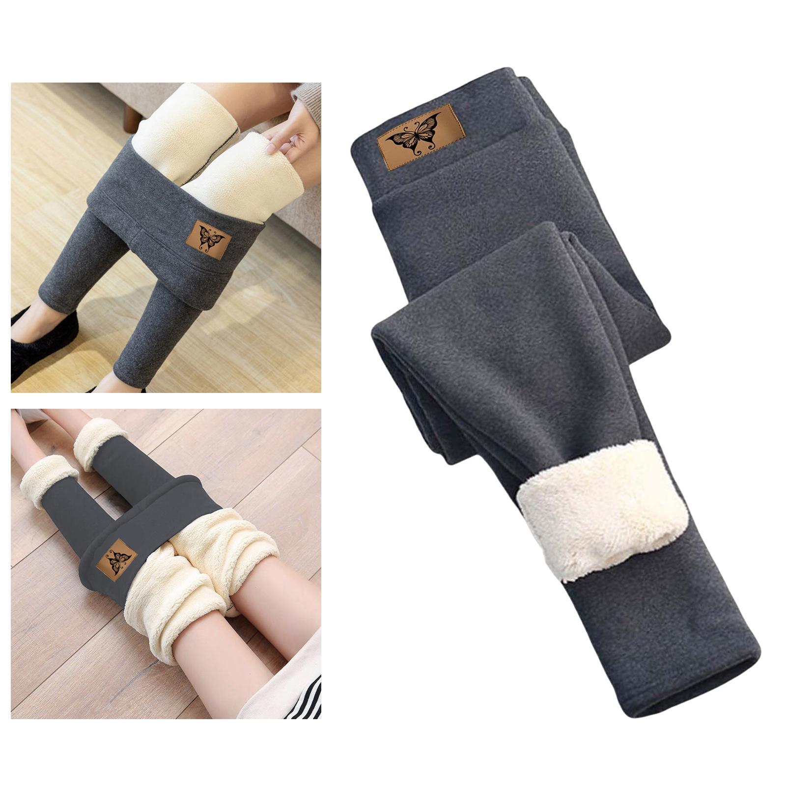 Women Winter Leggings Warm Soft Skinny Thick Stretch Thermal Solid