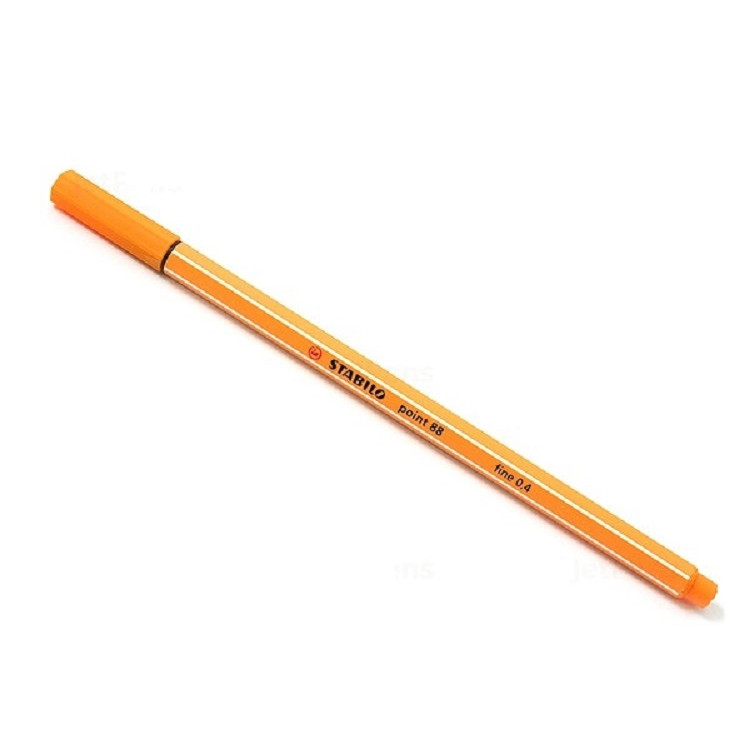 Bút kim màu Stabilo Point 88 - 0.4mm - Màu cam (88/54)