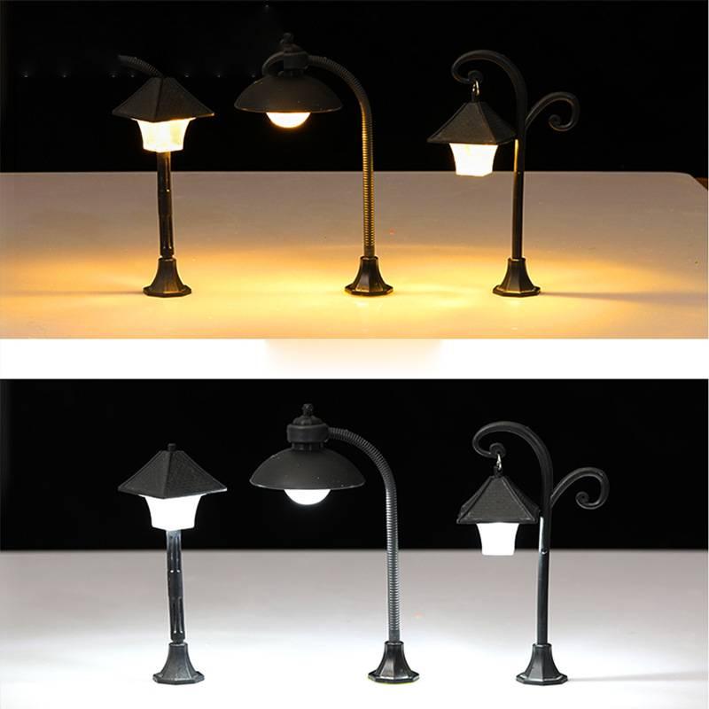Mô hình đèn công viên trang trí vườn,bể bán cạn, terrarium, hòn non bộ, DIY bàn học, trang trí