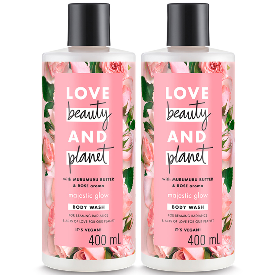 Combo 2 Sữa Tắm Làm Sáng Da Love Beauty And Planet 400ml