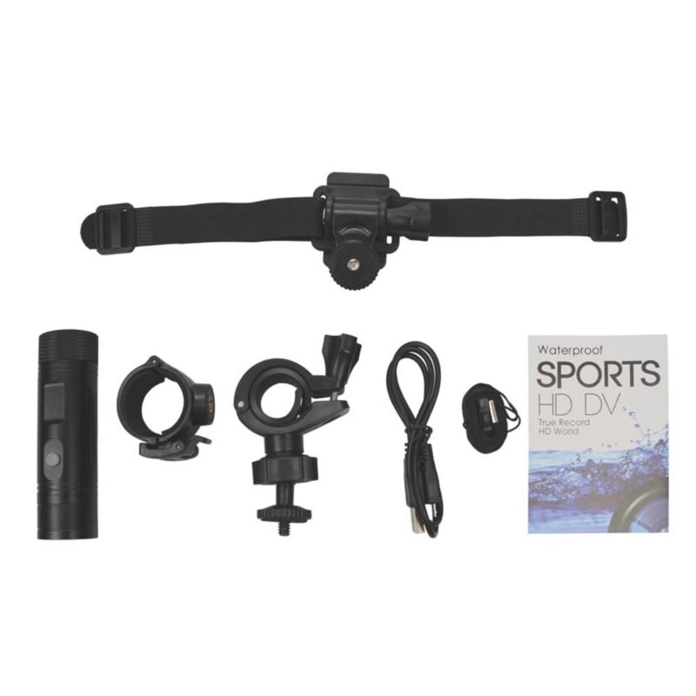 MC29 FHD 1080p Mini WaterProof Action Camera Action Đèn pin xuất hiện hình dạng DV Máy quay cho Leo ngoài trời DVR