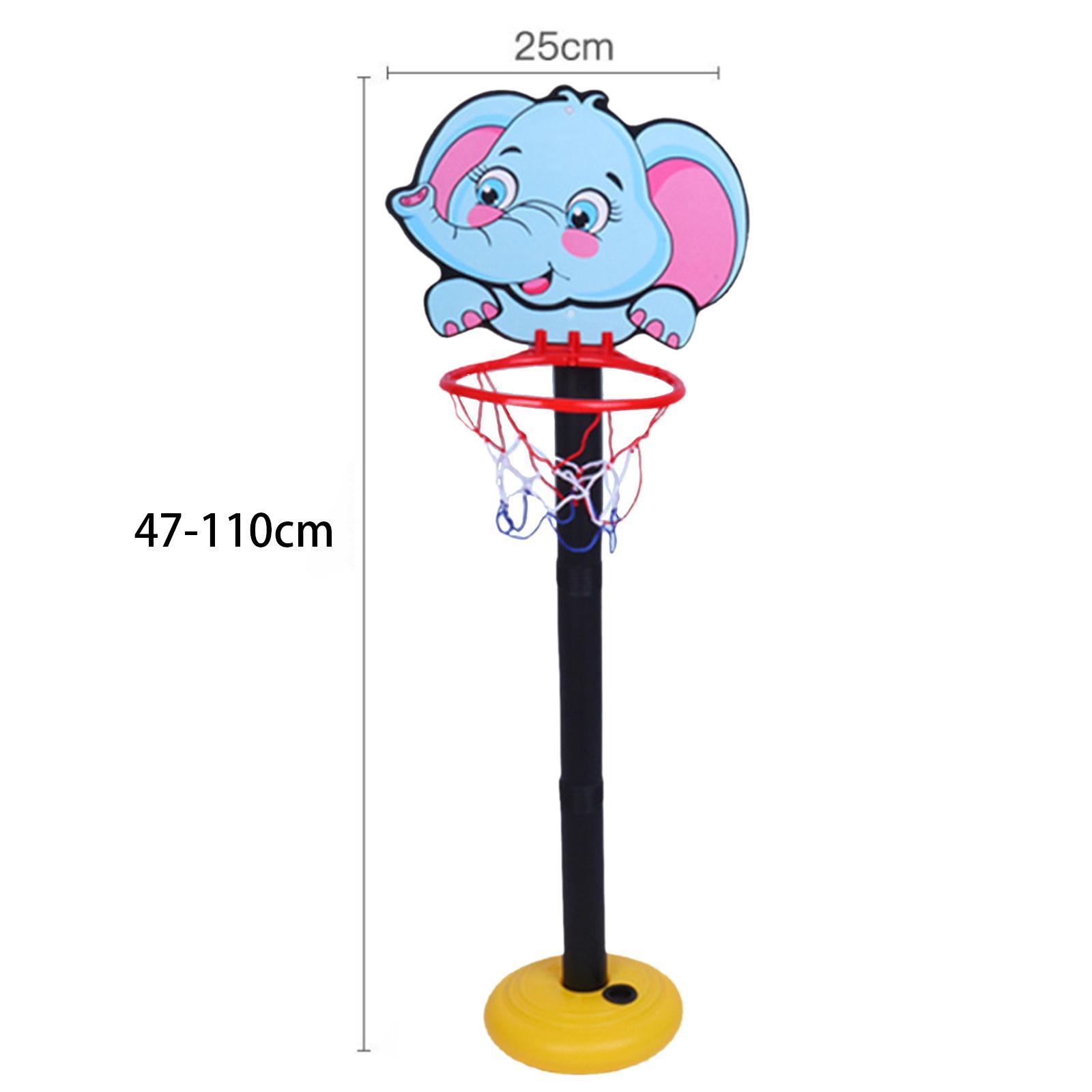 Portable Basketball Hoop Toys Outside Toys Adjustable Basketball Hoop Stand for Bedroom Garden
