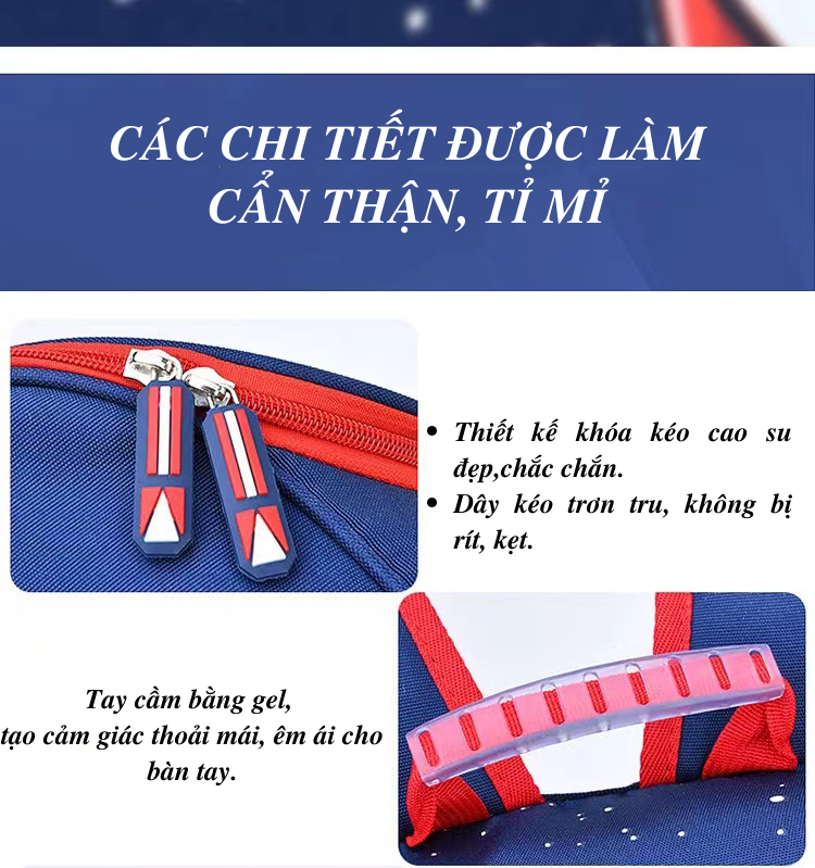 Balo Chống Gù Lưng_Balo Phi Hành Gia Cho Học Sinh Tiểu Học Chất Liệu Chống Nước Chống Xước Vượt Trội
