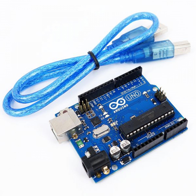 Kit Arduino Uno R3 Chíp Cắm Atmega328P ( Tặng Cáp Kết Nối )