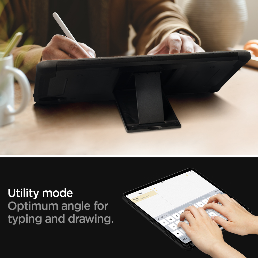 Ốp Lưng Dành Cho iPad Pro 12.9 SPIGEN Case Tough Armor Pro Độ bền cao, đạt các tiêu chuẩn về chống shock và các tiêu chuẩn về Drop Test - Hàng Chính Hãng