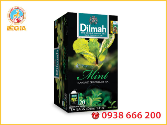 Trà Dilmah Bạc Hà 30G - 30G - 1 hộp 20 tép túi lọc