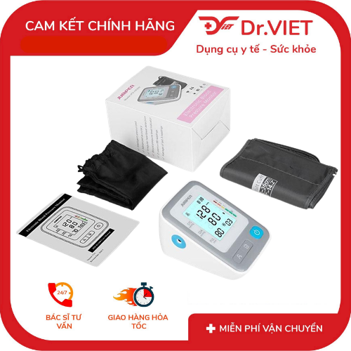 Máy đo huyết áp bắp tay Jumper JPD-HA300 CHÍNH HÃNG xuất Germany - Bảo hành 5 năm - Thao tác dễ dàng - Thiết kế nhỏ gọn, tiện lợi - Màn hình hiển thị lớn- Bộ nhớ lên đến 99 lần cho 2 người dùng
