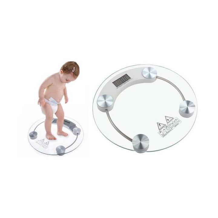 Cân Điện Tử Sức Khỏe Mặt Kính Cường Lực Trong Suốt