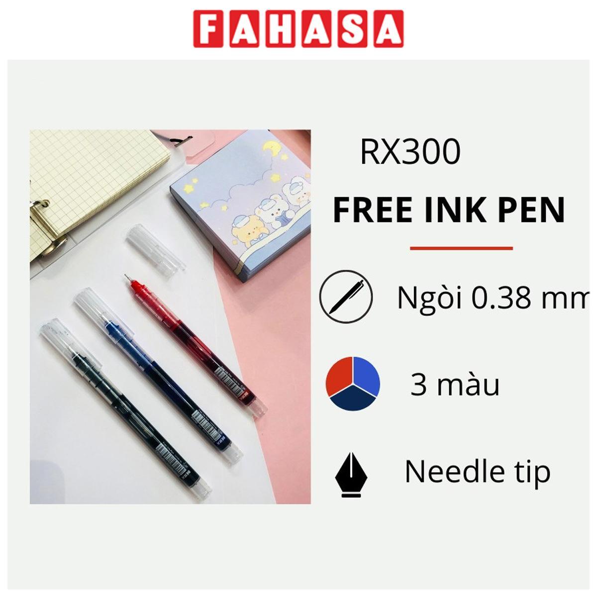 Bút Gel Free Ink Pen 0.38 mm - Beifa RX300 - Mực Đen