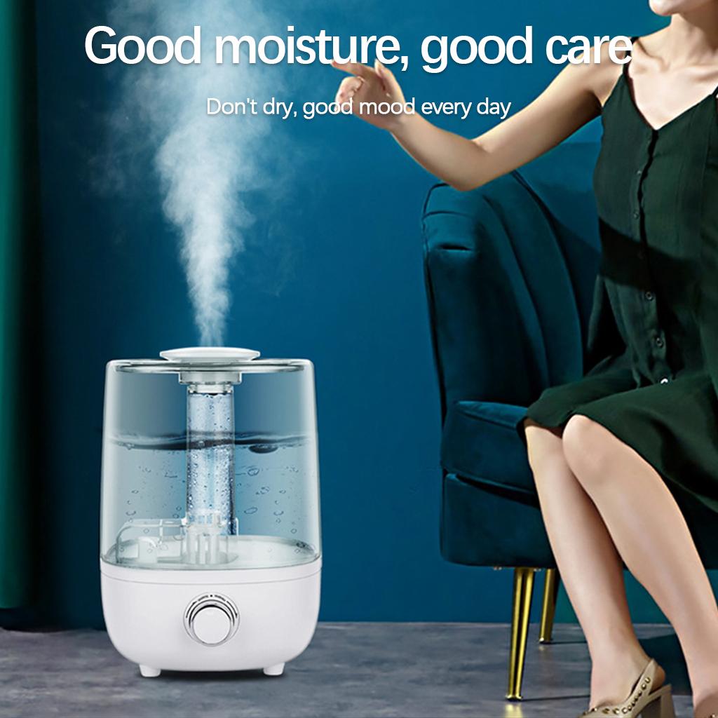 Ultrasonic Air Humidifier Quiet Essential Oil Diffuser UK Plug Aromatherapy