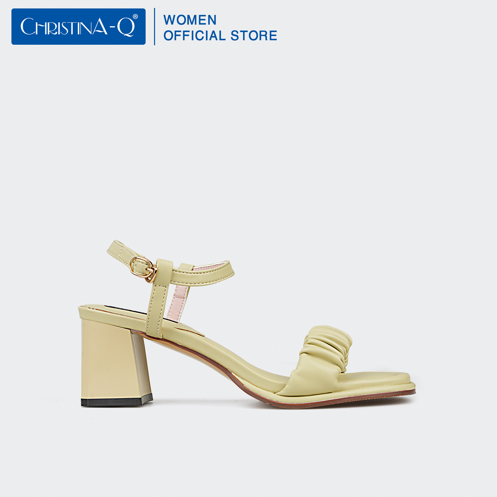 Giày sandals nữ gót trụ ChristinA-Q XDN272