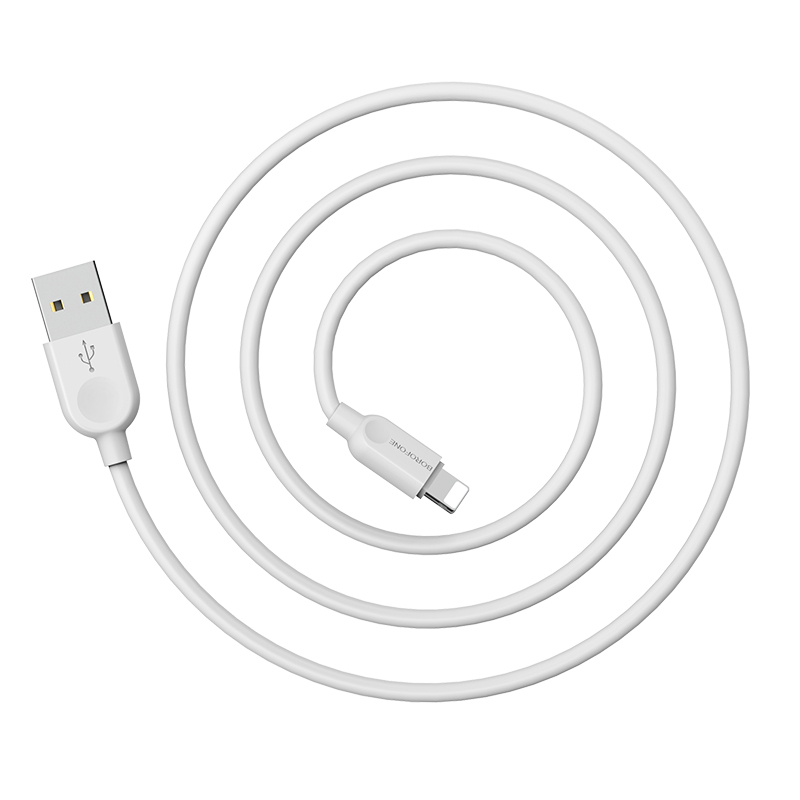 Cáp sạc lightning cho tất cả các điện thoại iphone và ipad, dài 1m, 2m, 3m Borofone BX14 - Hàng chính hãng