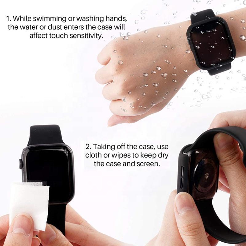 Ốp Kính Cường Lực Apple Watch Series 7 Đủ Size 41mm 45mm