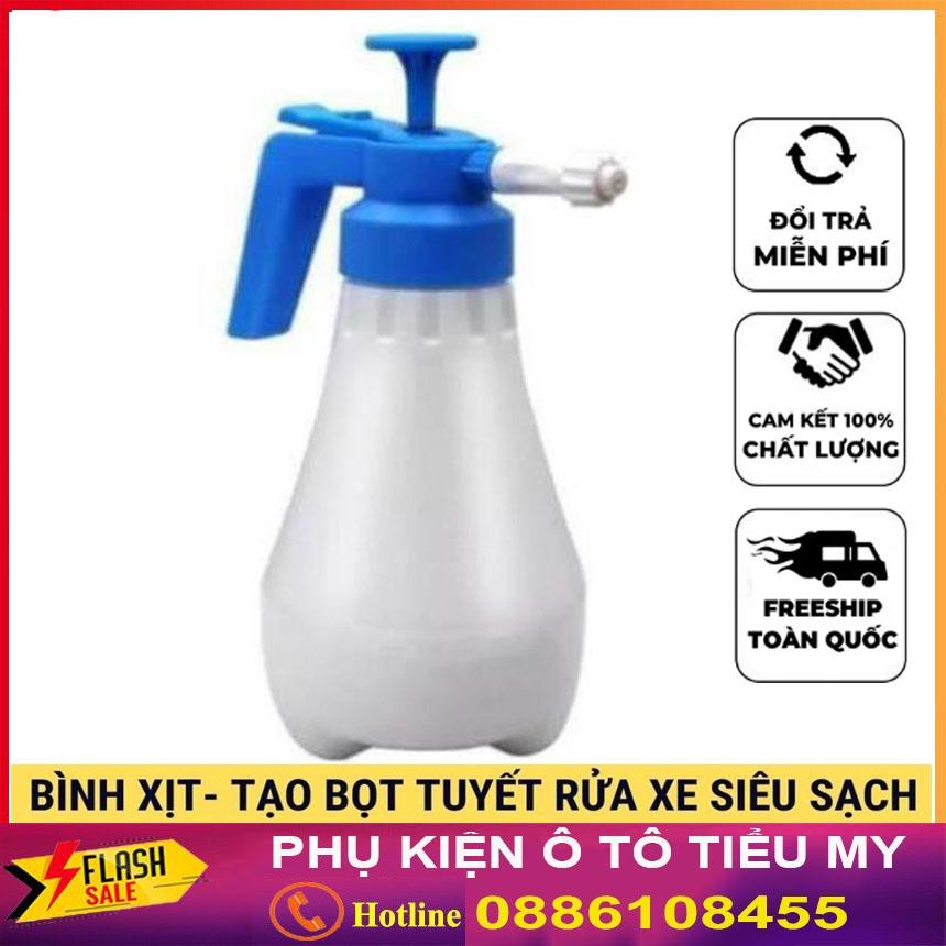 Bình Xịt Tạo Bọt Tuyết Rửa Xe Ô Tô , Xe Máy Cầm Tay 1.8L, Bình Xịt Đa Năng