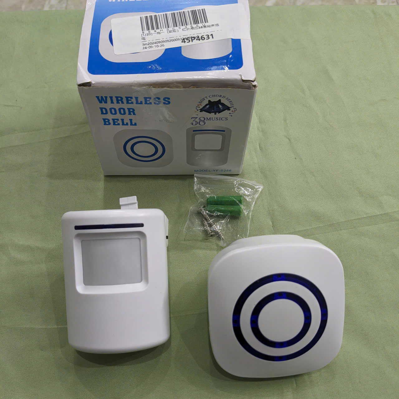 Chuông Cửa Báo Khách Hồng Ngoại Không Dây Cao Cấp - Cảm Biến Chống Trộm Thông Minh Loại Tốt