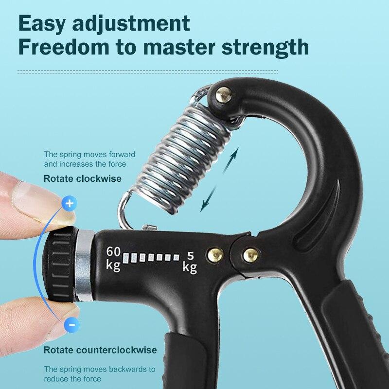 R Type Spring GRIP GRIP Chuyên nghiệp Tay Tay Cân Căng tay Cánh tay Cơ bắp Phục hồi chức năng Phục hồi Chuẩn bị xuyên biên giới Thể dục Trans
