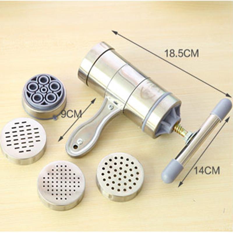 5 mô hình bằng thép không gỉ máy mì ống tay máy ép