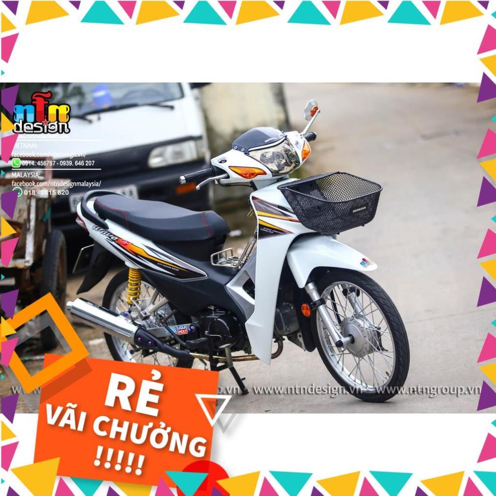 Tem Rời Wave  A 110 Mẫu Vàng Đen Trắng