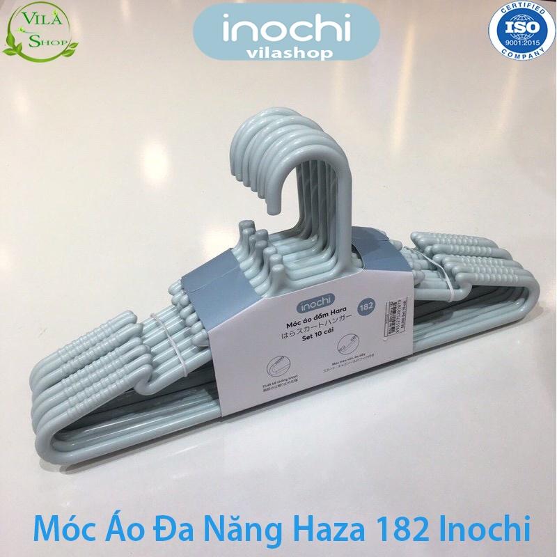 Móc Treo Quần Áo, Móc Quần Áo Đa Năng Hara 182, Bộ Sưu Tập Móc Quần Áo Người Lớn Nhựa Cao Cấp Inochi