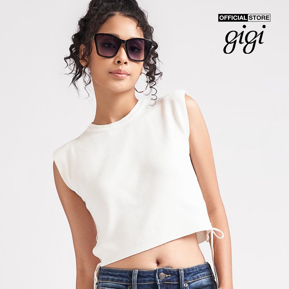 GIGI - Áo croptop nữ sát nách độn vai thời trang G1303K212725