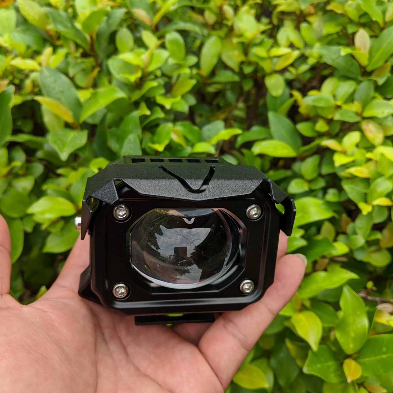 Đèn bi cầu 2 màu cốt vàng pha trắng F20xp 60w siêu sáng chống nước dành cho khách vip