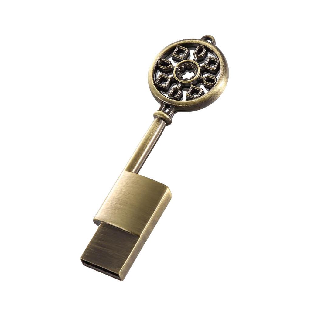 Metal Key Waterproof Flash Drive USB Disk Pendrive Memory Stick