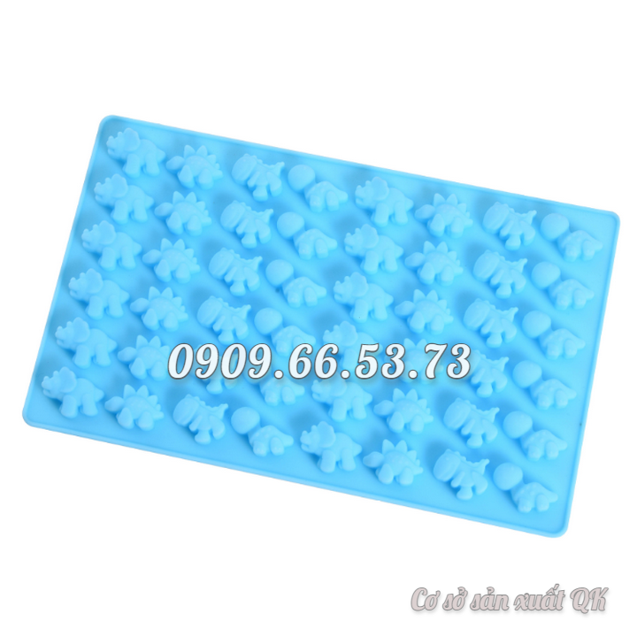 Khuôn rau câu silicon 48 con khủng long – Mã số 1431