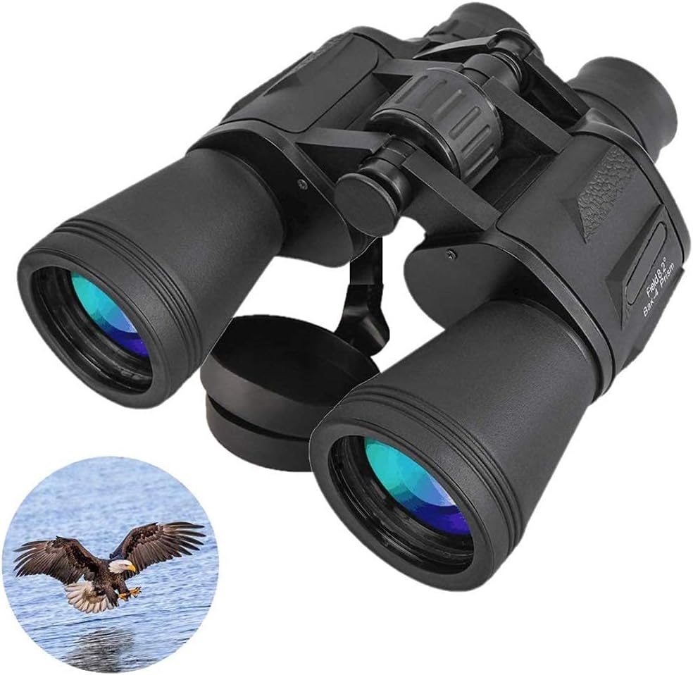 Ống nhòm hai mắt Terino BP-2050 (20x50mm, lăng kính BAK4, chống nước, HD, độ phóng đại cao, nhỏ gọn, màu đen) - Hàng chính hãng