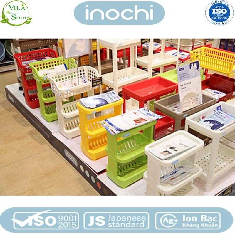 Kệ Để Đồ Đa Năng, Kệ Nhựa Cao Cấp 3 Tầng Nachi Plus Inochi, Đạt Tiêu Chẩu Xuất Nhật - Châu Âu - EU