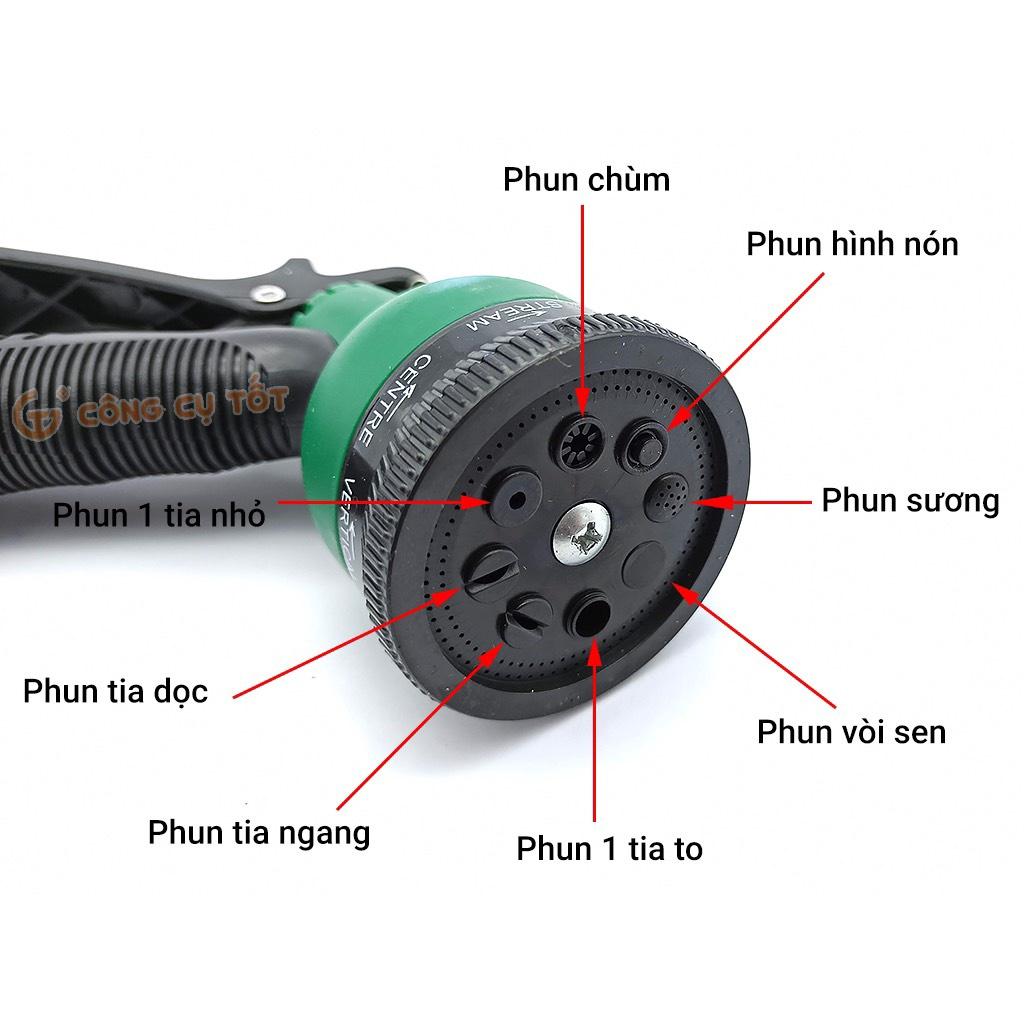VÒI XỊT NƯỚC 7 TRONG 1, CHẤT LƯỢNG CAO, DÙNG PHUN SƯƠNG, TƯỚI CÂY, RỬA XE