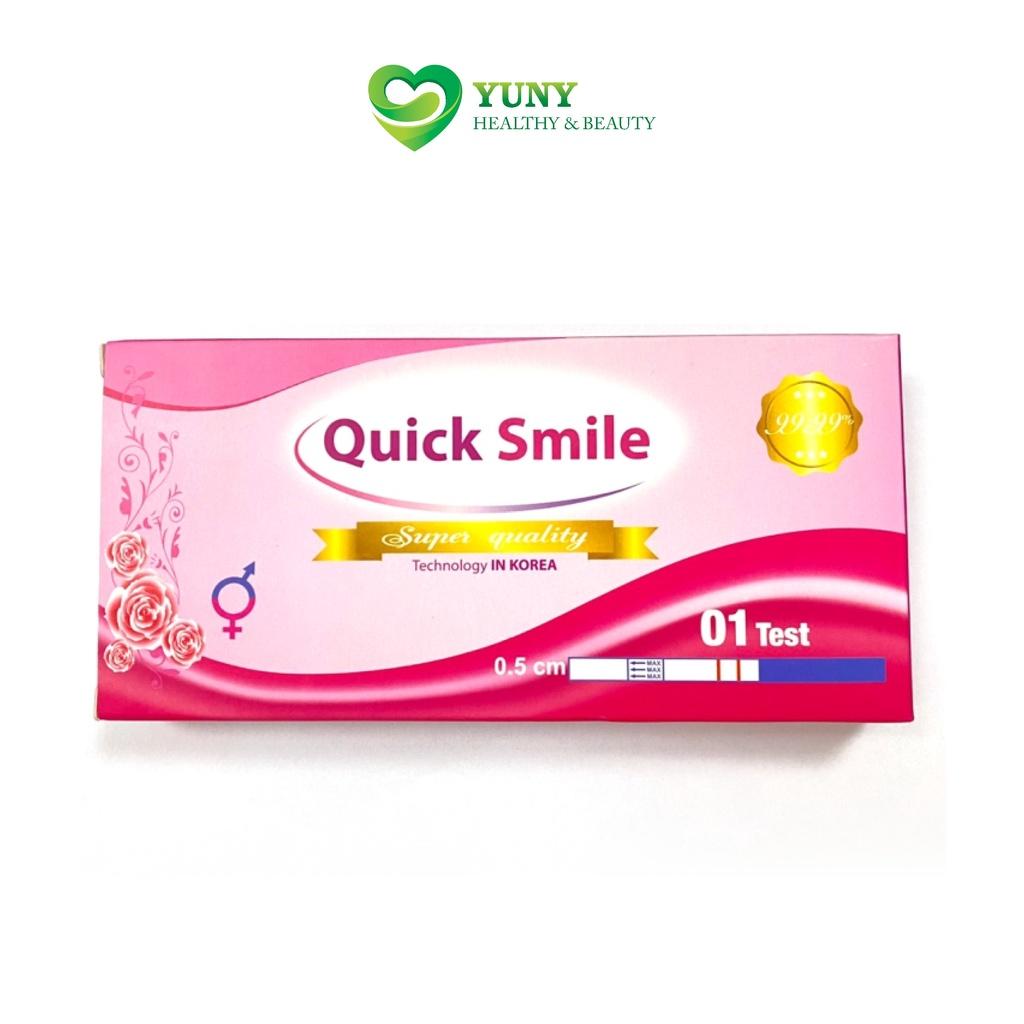 Que Thử Thai Quick Smile Hàn Quốc, Phát Hiện Thai Sau 7 ngày QH