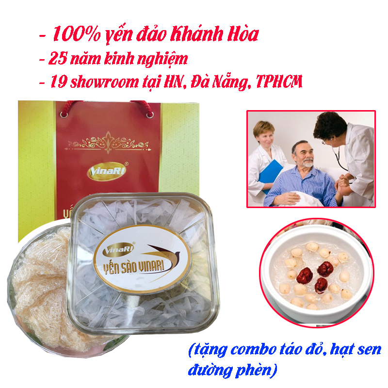 Tổ Yến Sào Tinh Chế VINARI 10 gram, 20 gram, 100 gram  - Thương hiệu YẾN SÀO VINARI- Tăng cường hệ miễn dịch, Cải thiện tiêu hóa và thèm ăn, Tăng cường phát triển trí não cho bé, Thúc đẩy quá trình lành vết thương, Cung cấp năng lượng &amp; Khôi phục vẻ rạng